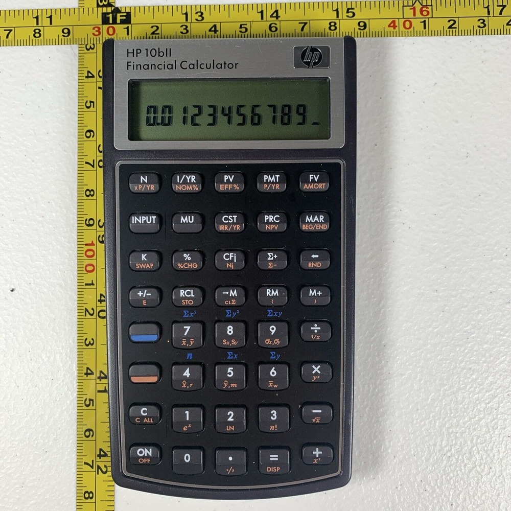 Hewlett Packard HP-10BII Plus Financial Calculator